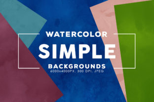 30 Simple Watercolor Backgrounds for Creative Branding