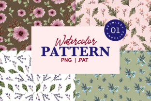 Bloomy Watercolor Patterns