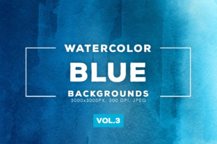 Blue Watercolor Backgrounds 3 Review for Real Projects
