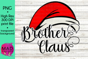 Brother Claus - Watercolor Santa Hat for Crafts & Editorial Design