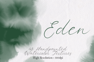 Green - 45 Watercolor Textures: A Versatile Graphic Design Asset for Crafters