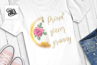 Proud Soccer Granny Watercolor Sublimation Crafts