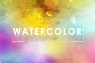 Watercolor Backgrounds 10 for Commercial Design Projects