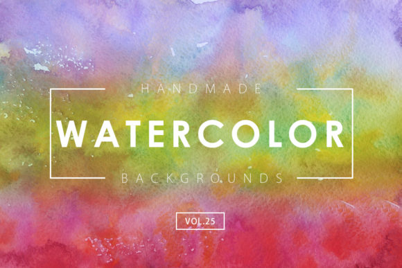 Watercolor Backgrounds 25 for Real Embroidery Projects