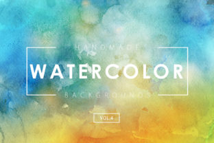 Watercolor Backgrounds 4: A Versatile Graphic Design Asset for Creative Branding