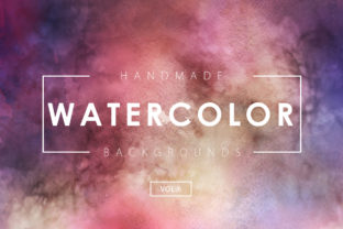 Watercolor Backgrounds 6: A Versatile Design for Handmade Creations