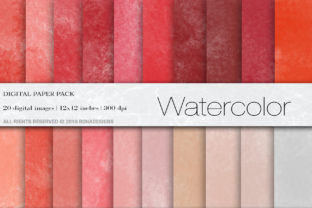 Watercolor Digital Paper Backgrounds for Embroidery
