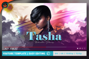 Watercolor Youtube Video Thumbnail Screenshot Template Web Elements