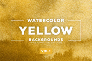 Yellow Watercolor Backgrounds 1: A Warm, Organic Design Asset for Local Businesses